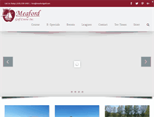 Tablet Screenshot of meafordgolf.com